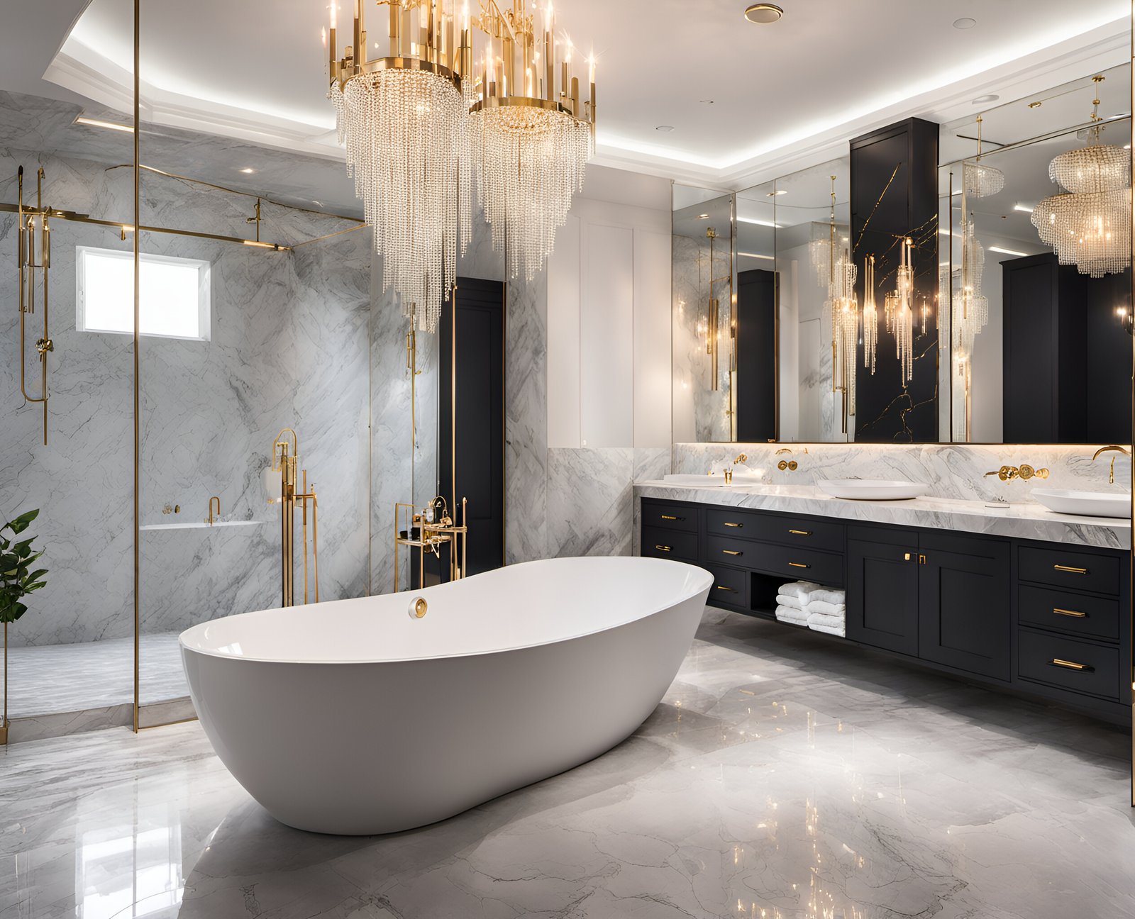 Luxurious bathroom